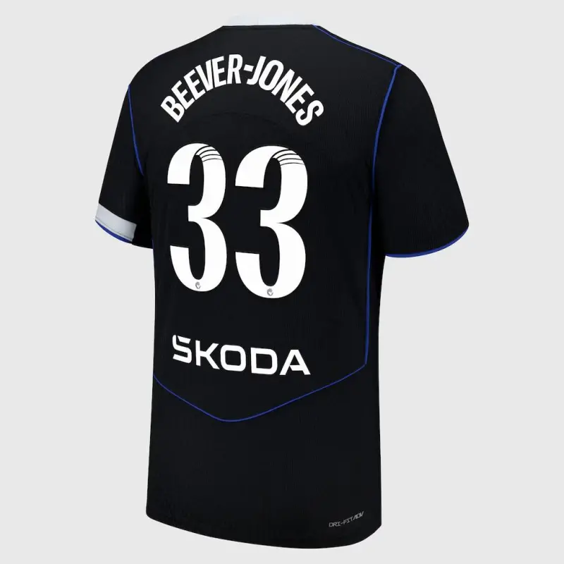 Chelsea chelsea wsl nike dri fit adv drittes spieltrikot 2025-26 mit beever-jones 33-aufdruck Trikot - Exklusive Chelsea Fußballbekleidung Chelsea chelsea wsl nike dri fit adv drittes spieltrikot 2025-26 mit beever-jones 33-aufdruck Trikot - Exklusive Chelsea Fußballbekleidung