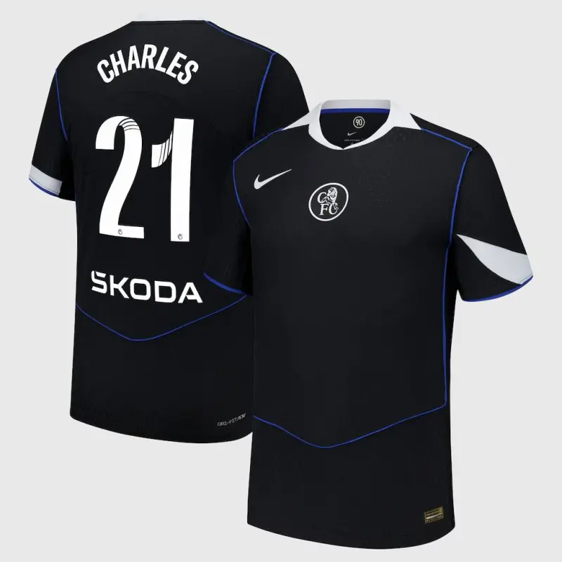 Chelsea chelsea wsl nike dri fit adv drittes spieltrikot 2025-26 mit charles 21-aufdruck Trikot - Exklusive Chelsea Fußballbekleidung