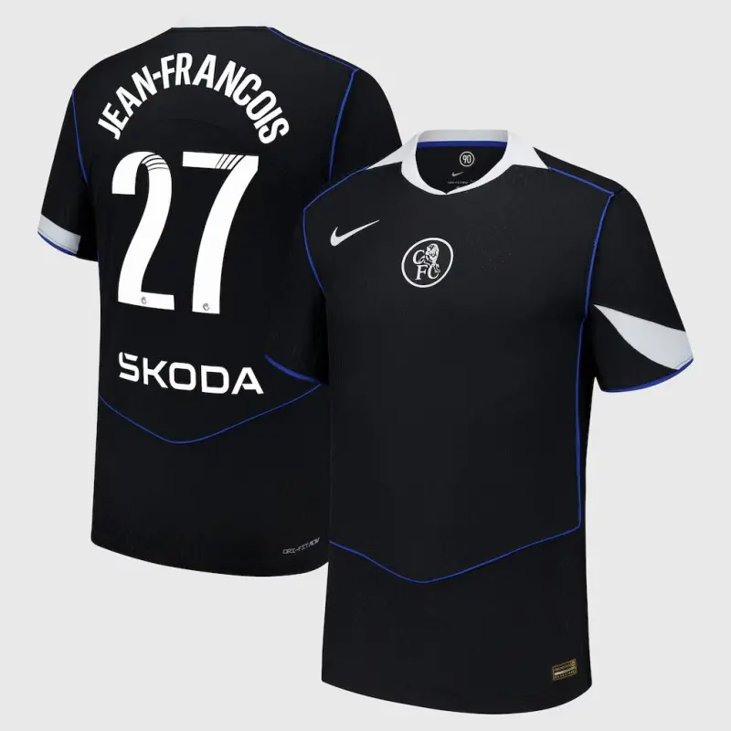 Chelsea chelsea wsl nike dri fit adv drittes spieltrikot 2025-26 mit jean-francois 27-aufdruck Trikot - Exklusive Chelsea Fußballbekleidung