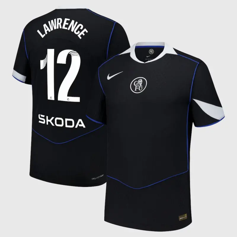 Chelsea chelsea wsl nike dri fit adv drittes spieltrikot 2025-26 mit lawrence 12-aufdruck Trikot - Exklusive Chelsea Fußballbekleidung