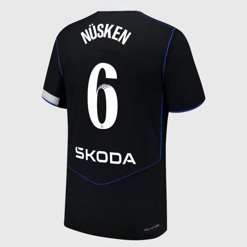 Chelsea chelsea wsl nike dri fit adv drittes spieltrikot 2025-26 mit nüsken 6-aufdruck Trikot - Exklusive Chelsea Fußballbekleidung Chelsea chelsea wsl nike dri fit adv drittes spieltrikot 2025-26 mit nüsken 6-aufdruck Trikot - Exklusive Chelsea Fußballbekleidung