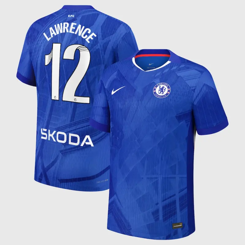 Chelsea chelsea wsl nike dri-fit adv heimspieltrikot 2025-26 mit lawrence 12-aufdruck Trikot - Exklusive Chelsea Fußballbekleidung
