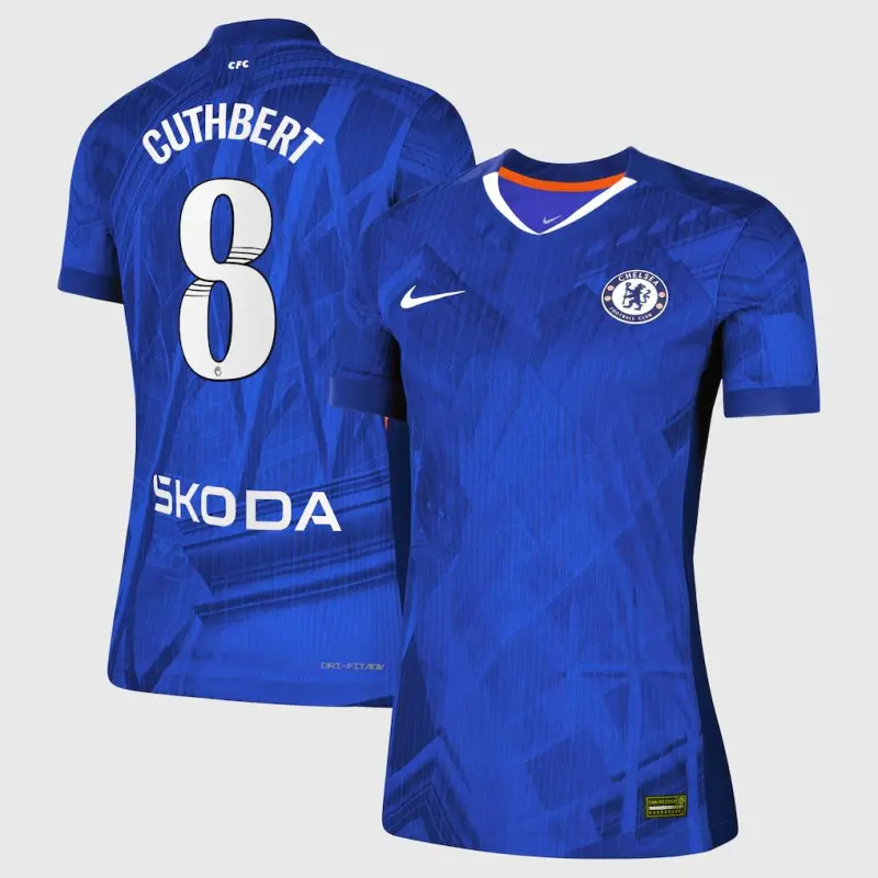 Chelsea chelsea wsl nike dri-fit adv heimspieltrikot 2025-26 – damen mit cuthbert 8-aufdruck Trikot - Exklusive Chelsea Fußballbekleidung