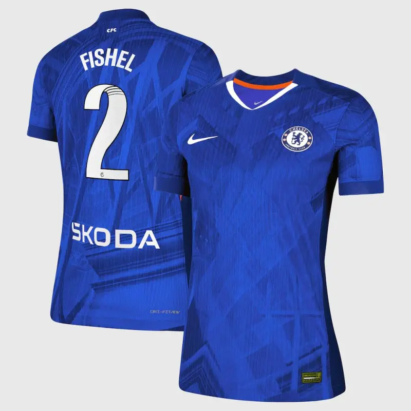 Chelsea chelsea wsl nike dri-fit adv heimspieltrikot 2025-26 – damen mit fishel 2-aufdruck Trikot - Exklusive Chelsea Fußballbekleidung
