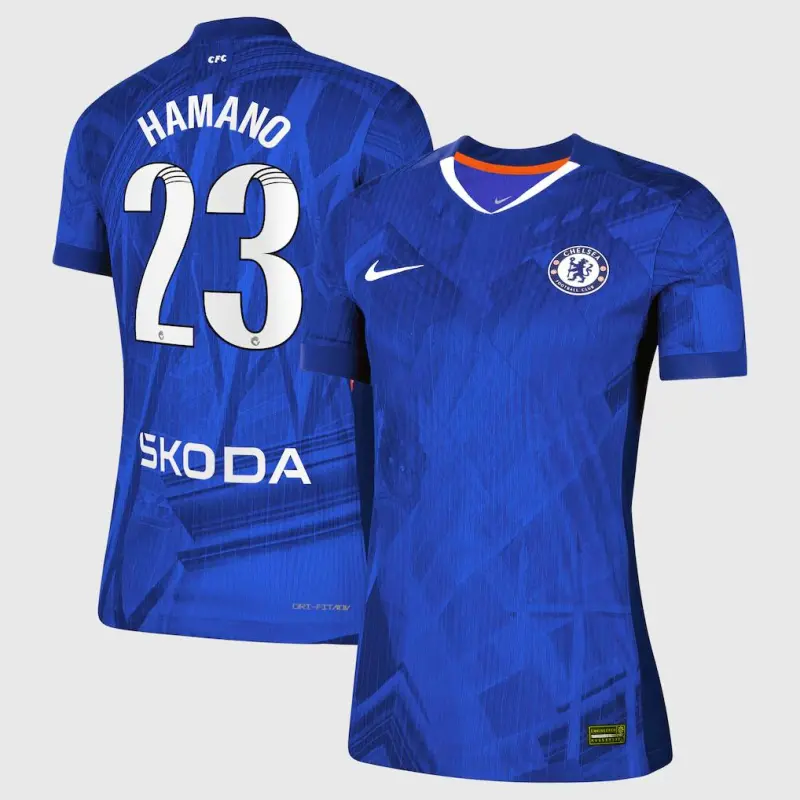 Chelsea chelsea wsl nike dri-fit adv heimspieltrikot 2025-26 – damen mit hamano 23-aufdruck Trikot - Exklusive Chelsea Fußballbekleidung