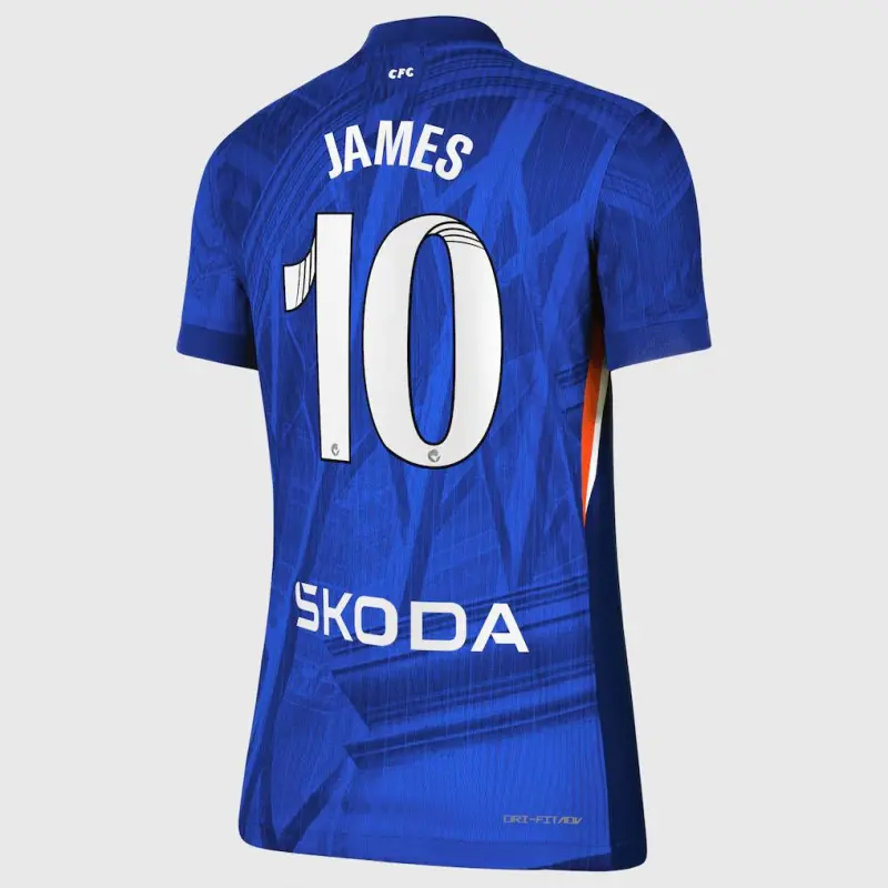 Chelsea chelsea wsl nike dri-fit adv heimspieltrikot 2025-26 – damen mit james 10-aufdruck Trikot - Exklusive Chelsea Fußballbekleidung Chelsea chelsea wsl nike dri-fit adv heimspieltrikot 2025-26 – damen mit james 10-aufdruck Trikot - Exklusive Chelsea Fußballbekleidung