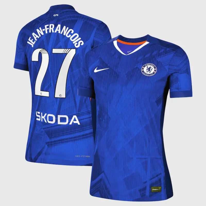 Chelsea chelsea wsl nike dri-fit adv heimspieltrikot 2025-26 – damen mit jean-francois 27-aufdruck Trikot - Exklusive Chelsea Fußballbekleidung