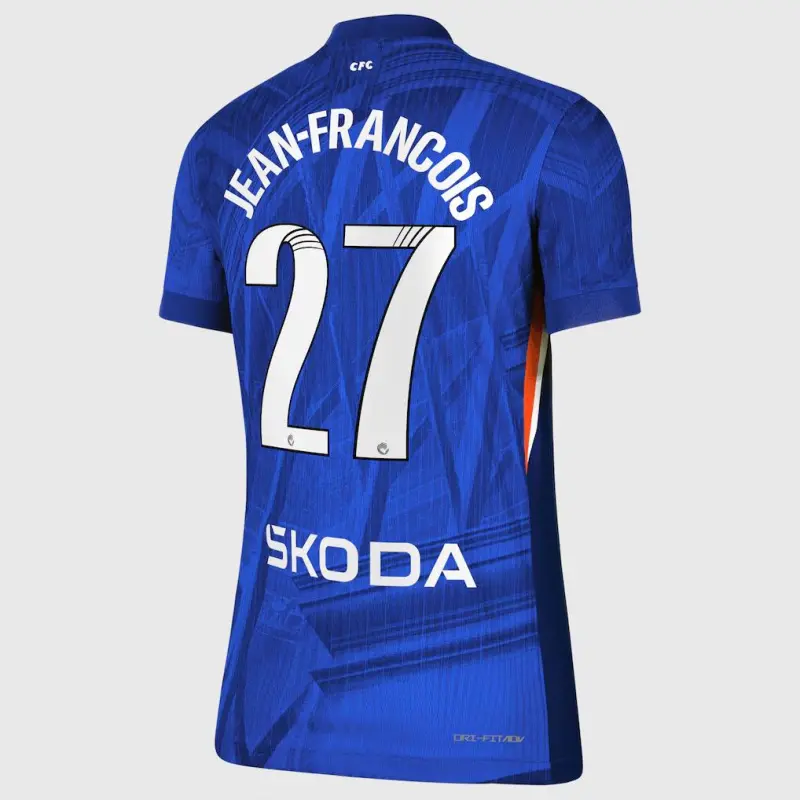 Chelsea chelsea wsl nike dri-fit adv heimspieltrikot 2025-26 – damen mit jean-francois 27-aufdruck Trikot - Exklusive Chelsea Fußballbekleidung Chelsea chelsea wsl nike dri-fit adv heimspieltrikot 2025-26 – damen mit jean-francois 27-aufdruck Trikot - Exklusive Chelsea Fußballbekleidung