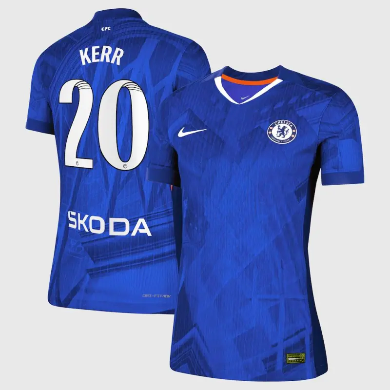 Chelsea chelsea wsl nike dri-fit adv heimspieltrikot 2025-26 – damen mit kerr 20-aufdruck Trikot - Exklusive Chelsea Fußballbekleidung