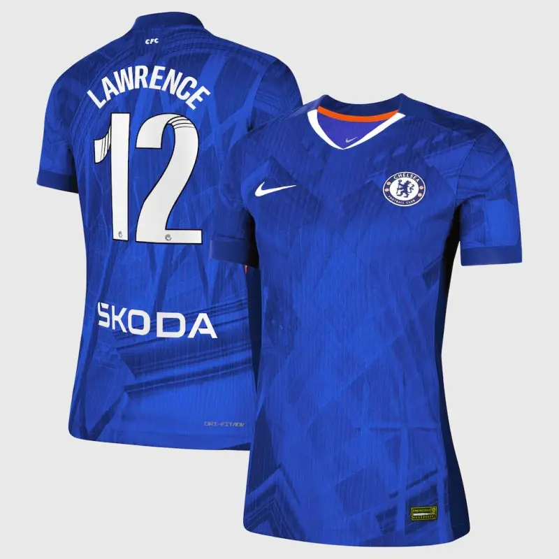 Chelsea chelsea wsl nike dri-fit adv heimspieltrikot 2025-26 – damen mit lawrence 12-aufdruck Trikot - Exklusive Chelsea Fußballbekleidung