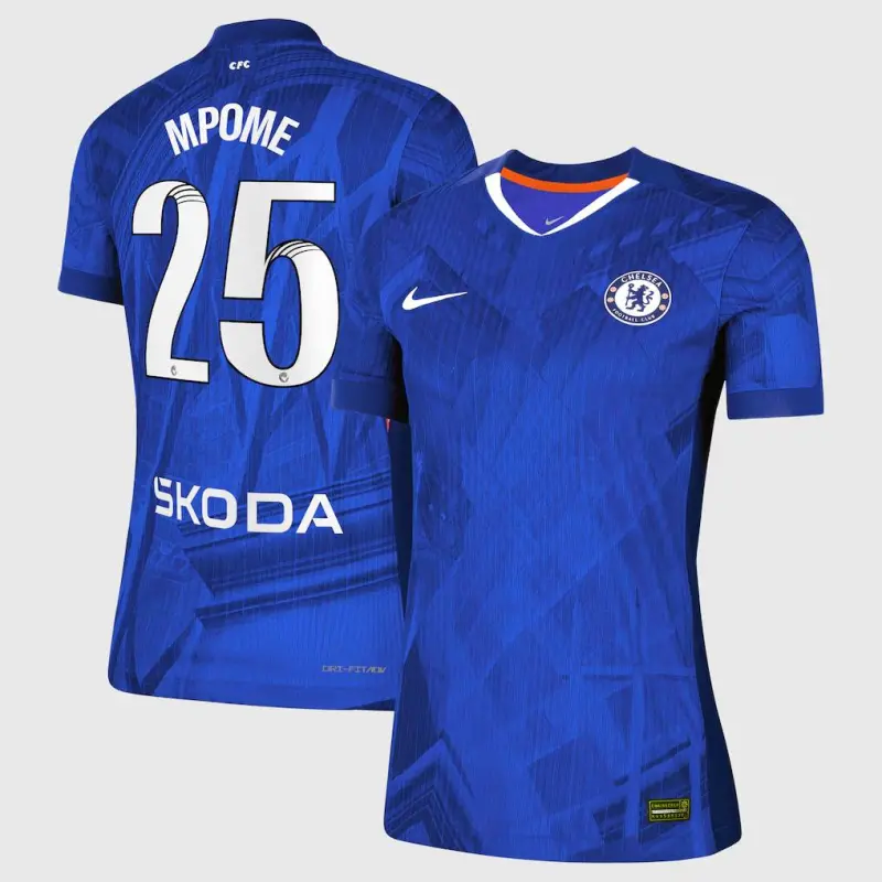 Chelsea chelsea wsl nike dri-fit adv heimspieltrikot 2025-26 – damen mit mpome 25-aufdruck Trikot - Exklusive Chelsea Fußballbekleidung