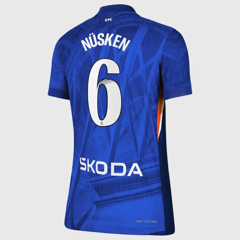 Chelsea chelsea wsl nike dri-fit adv heimspieltrikot 2025-26 – damen mit nüsken 6-aufdruck Trikot - Exklusive Chelsea Fußballbekleidung Chelsea chelsea wsl nike dri-fit adv heimspieltrikot 2025-26 – damen mit nüsken 6-aufdruck Trikot - Exklusive Chelsea Fußballbekleidung