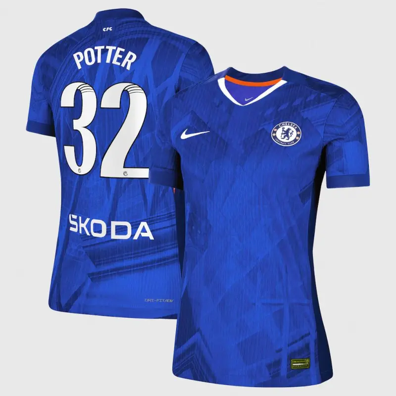 Chelsea chelsea wsl nike dri-fit adv heimspieltrikot 2025-26 – damen mit potter 32-aufdruck Trikot - Exklusive Chelsea Fußballbekleidung