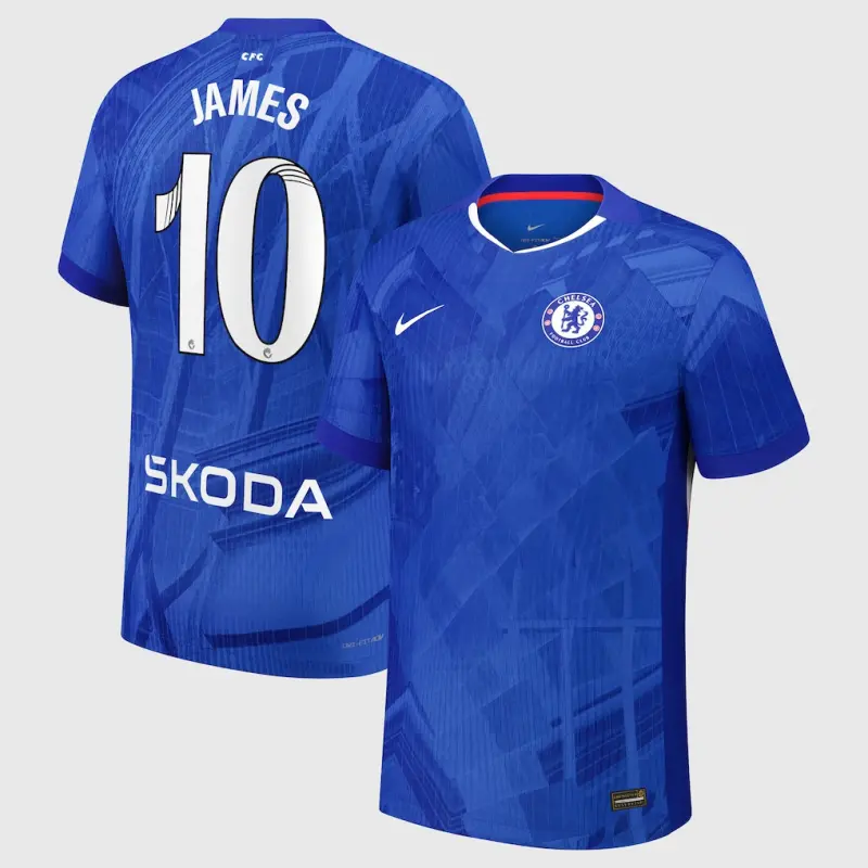 Chelsea chelsea wsl nike dri-fit adv heimspieltrikot 2025-26 – jugendliche mit james 10-aufdruck Trikot - Exklusive Chelsea Fußballbekleidung