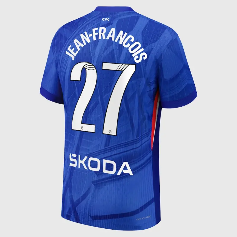 Chelsea chelsea wsl nike dri-fit adv heimspieltrikot 2025-26 – jugendliche mit jean-francois 27-aufdruck Trikot - Exklusive Chelsea Fußballbekleidung Chelsea chelsea wsl nike dri-fit adv heimspieltrikot 2025-26 – jugendliche mit jean-francois 27-aufdruck Trikot - Exklusive Chelsea Fußballbekleidung