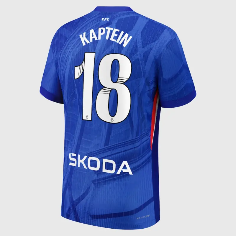 Chelsea chelsea wsl nike dri-fit adv heimspieltrikot 2025-26 – jugendliche mit kaptein 18-aufdruck Trikot - Exklusive Chelsea Fußballbekleidung Chelsea chelsea wsl nike dri-fit adv heimspieltrikot 2025-26 – jugendliche mit kaptein 18-aufdruck Trikot - Exklusive Chelsea Fußballbekleidung