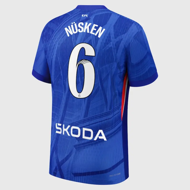 Chelsea chelsea wsl nike dri-fit adv heimspieltrikot 2025-26 – jugendliche mit nüsken 6-aufdruck Trikot - Exklusive Chelsea Fußballbekleidung Chelsea chelsea wsl nike dri-fit adv heimspieltrikot 2025-26 – jugendliche mit nüsken 6-aufdruck Trikot - Exklusive Chelsea Fußballbekleidung