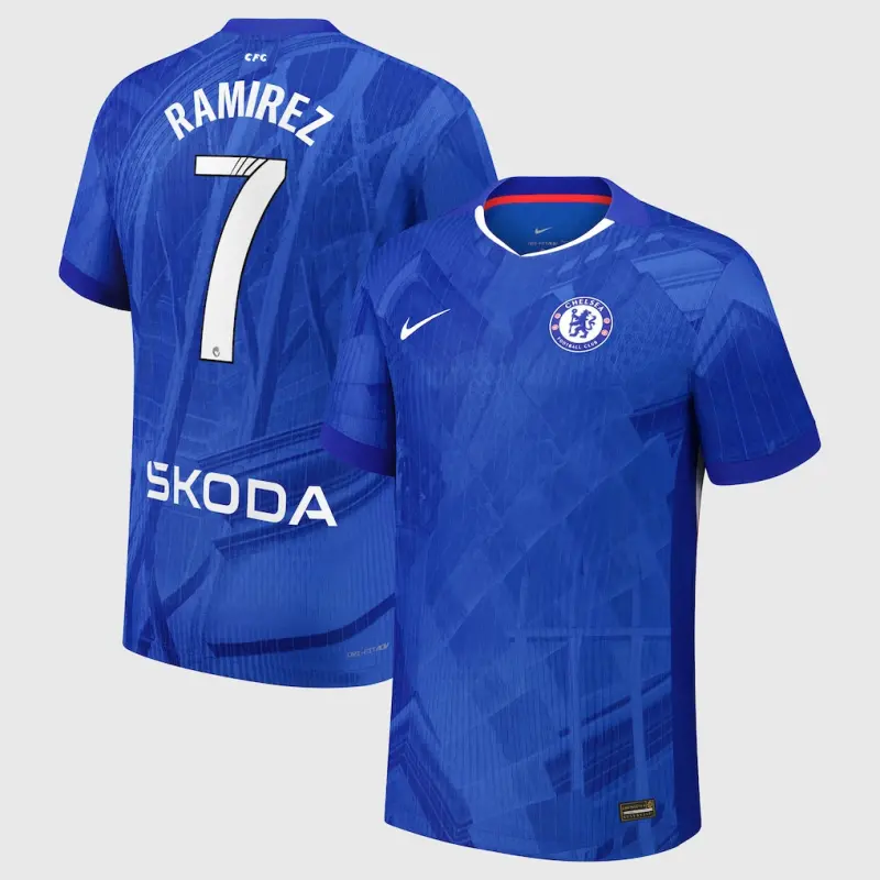 Chelsea chelsea wsl nike dri-fit adv heimspieltrikot 2025-26 – jugendliche mit ramírez 7-aufdruck Trikot - Exklusive Chelsea Fußballbekleidung
