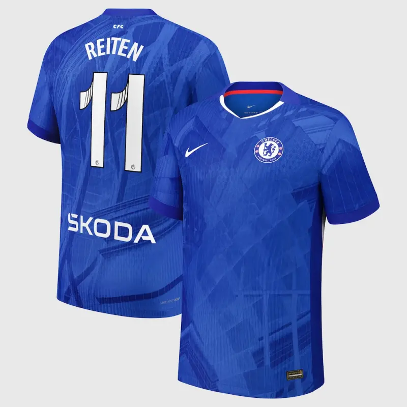 Chelsea chelsea wsl nike dri-fit adv heimspieltrikot 2025-26 – jugendliche mit reiten 11-aufdruck Trikot - Exklusive Chelsea Fußballbekleidung