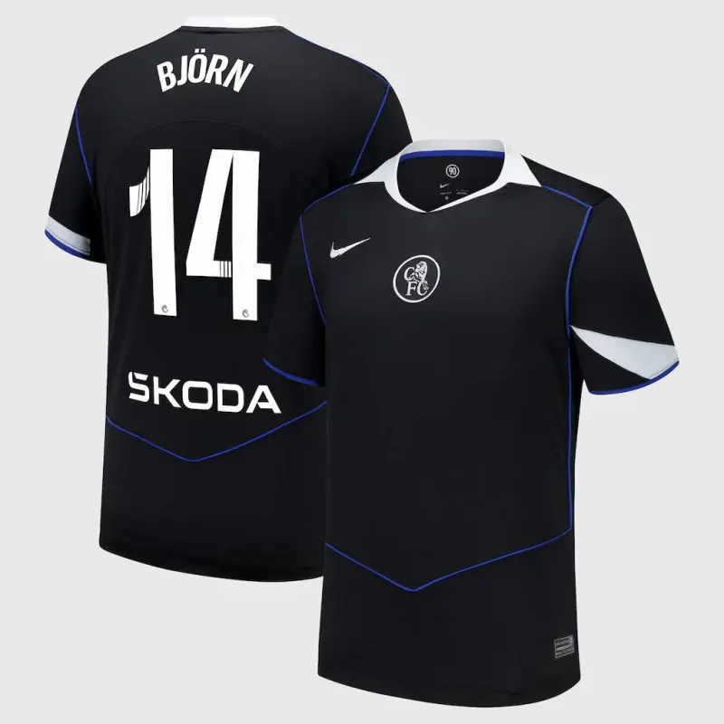 Chelsea chelsea wsl nike drittes stadiontrikot 2025-26 mit björn 14-aufdruck Trikot - Exklusive Chelsea Fußballbekleidung