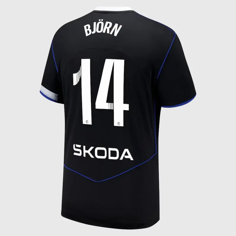 Chelsea chelsea wsl nike drittes stadiontrikot 2025-26 mit björn 14-aufdruck Trikot - Exklusive Chelsea Fußballbekleidung Chelsea chelsea wsl nike drittes stadiontrikot 2025-26 mit björn 14-aufdruck Trikot - Exklusive Chelsea Fußballbekleidung