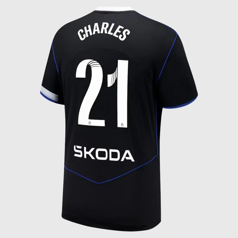 Chelsea chelsea wsl nike drittes stadiontrikot 2025-26 mit charles 21-aufdruck Trikot - Exklusive Chelsea Fußballbekleidung Chelsea chelsea wsl nike drittes stadiontrikot 2025-26 mit charles 21-aufdruck Trikot - Exklusive Chelsea Fußballbekleidung