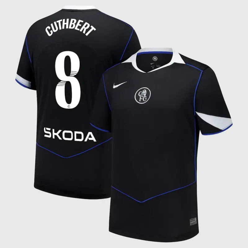 Chelsea chelsea wsl nike drittes stadiontrikot 2025-26 mit cuthbert 8-aufdruck Trikot - Exklusive Chelsea Fußballbekleidung