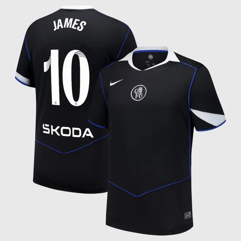 Chelsea chelsea wsl nike drittes stadiontrikot 2025-26 mit james 10-aufdruck Trikot - Exklusive Chelsea Fußballbekleidung