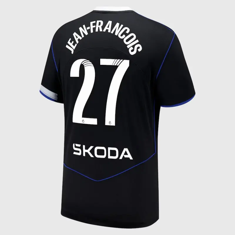 Chelsea chelsea wsl nike drittes stadiontrikot 2025-26 mit jean-francois 27-aufdruck Trikot - Exklusive Chelsea Fußballbekleidung Chelsea chelsea wsl nike drittes stadiontrikot 2025-26 mit jean-francois 27-aufdruck Trikot - Exklusive Chelsea Fußballbekleidung