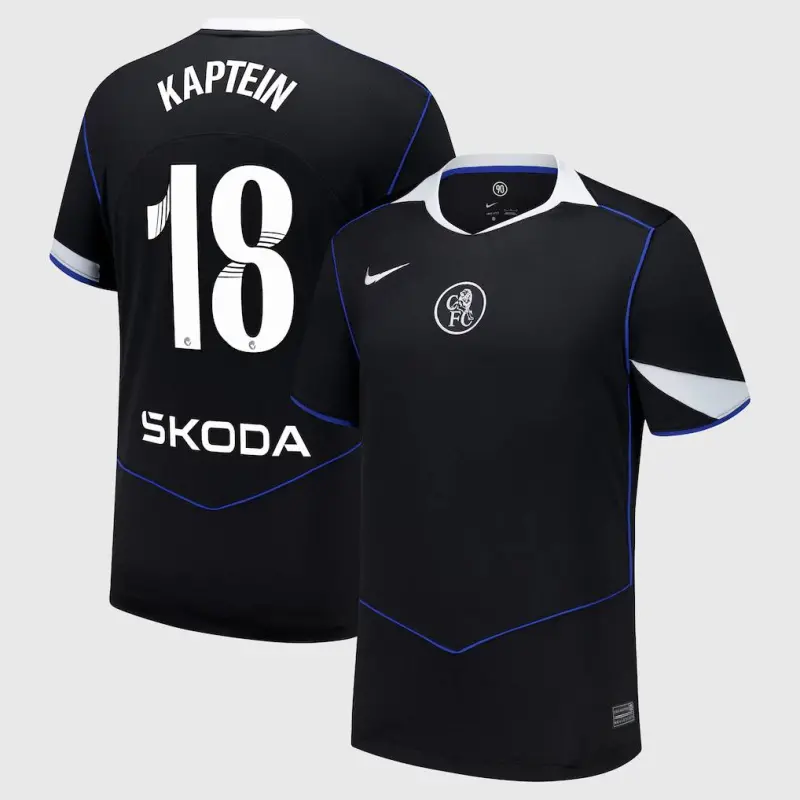Chelsea chelsea wsl nike drittes stadiontrikot 2025-26 mit kaptein 18-aufdruck Trikot - Exklusive Chelsea Fußballbekleidung