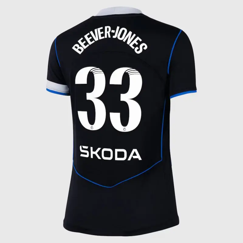 Chelsea chelsea wsl nike drittes stadiontrikot 2025-26 – damen mit beever-jones 33-aufdruck Trikot - Exklusive Chelsea Fußballbekleidung Chelsea chelsea wsl nike drittes stadiontrikot 2025-26 – damen mit beever-jones 33-aufdruck Trikot - Exklusive Chelsea Fußballbekleidung