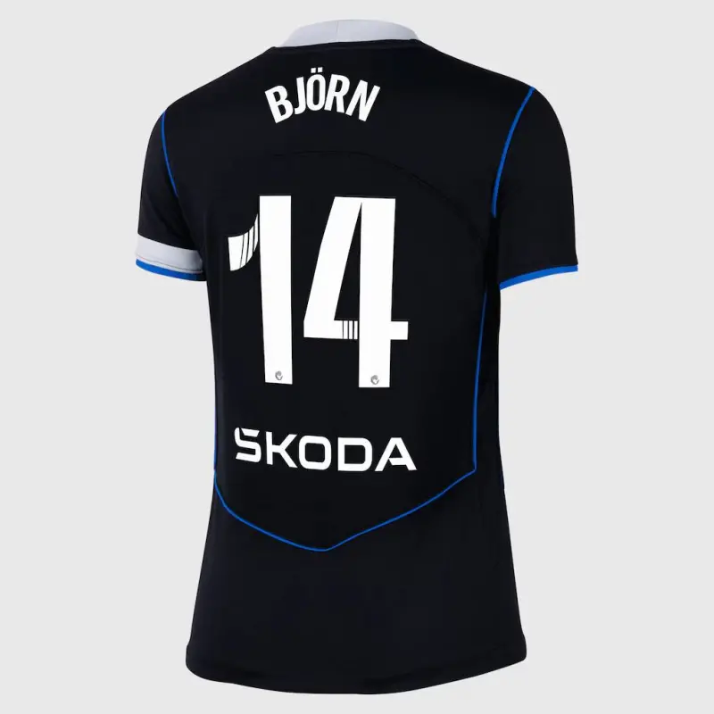 Chelsea chelsea wsl nike drittes stadiontrikot 2025-26 – damen mit björn 14-aufdruck Trikot - Exklusive Chelsea Fußballbekleidung Chelsea chelsea wsl nike drittes stadiontrikot 2025-26 – damen mit björn 14-aufdruck Trikot - Exklusive Chelsea Fußballbekleidung