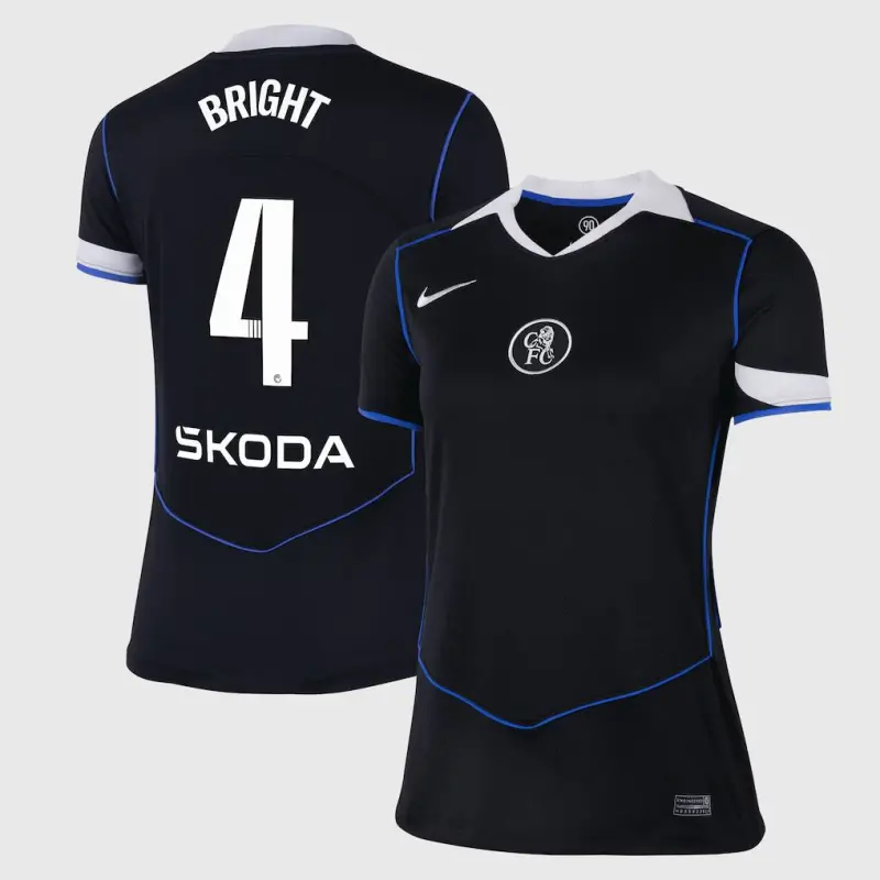 Chelsea chelsea wsl nike drittes stadiontrikot 2025-26 – damen mit bright 4-aufdruck Trikot - Exklusive Chelsea Fußballbekleidung