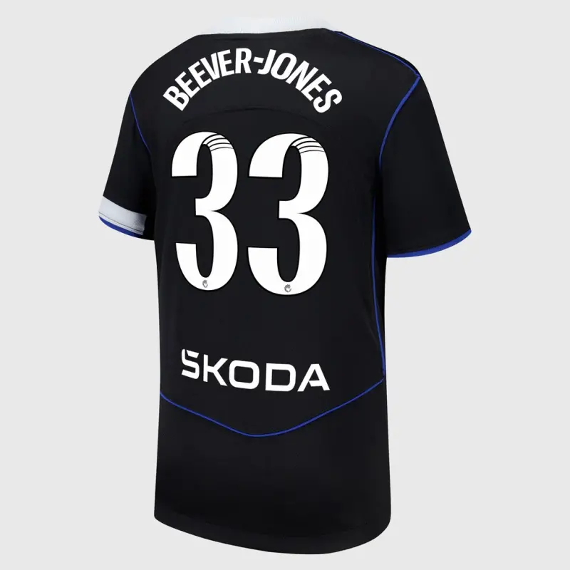 Chelsea chelsea wsl nike drittes stadiontrikot 2025-26 – jugendliche mit beever-jones 33-aufdruck Trikot - Exklusive Chelsea Fußballbekleidung Chelsea chelsea wsl nike drittes stadiontrikot 2025-26 – jugendliche mit beever-jones 33-aufdruck Trikot - Exklusive Chelsea Fußballbekleidung