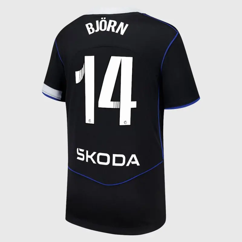 Chelsea chelsea wsl nike drittes stadiontrikot 2025-26 – jugendliche mit björn 14-aufdruck Trikot - Exklusive Chelsea Fußballbekleidung Chelsea chelsea wsl nike drittes stadiontrikot 2025-26 – jugendliche mit björn 14-aufdruck Trikot - Exklusive Chelsea Fußballbekleidung