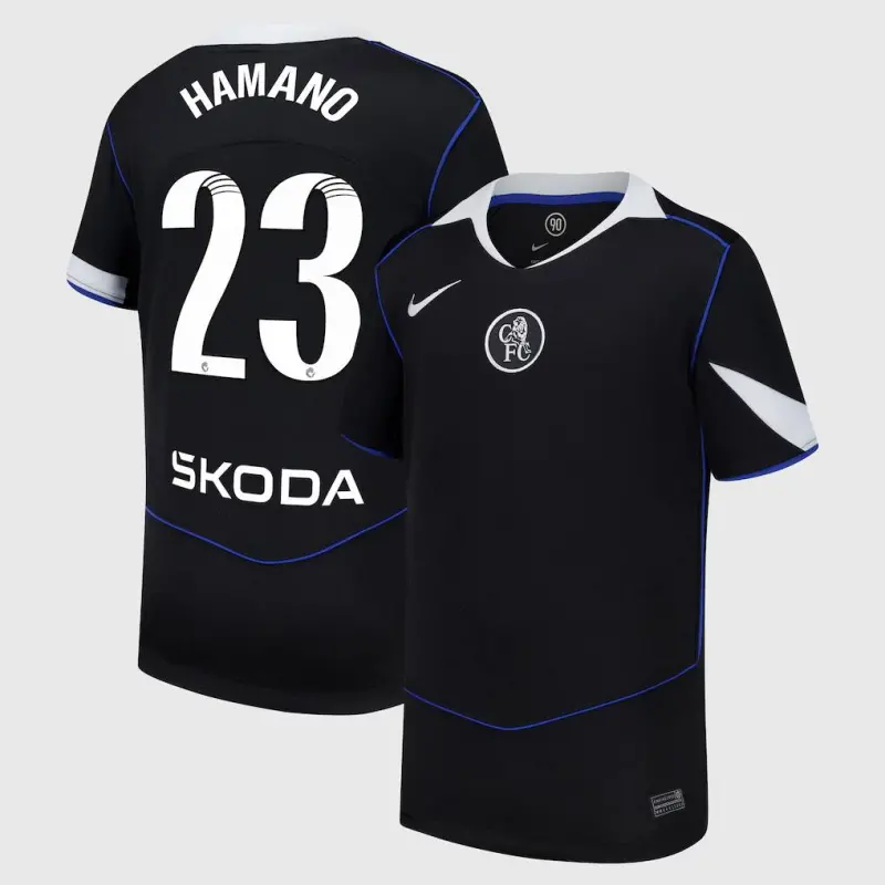 Chelsea chelsea wsl nike drittes stadiontrikot 2025-26 – jugendliche mit hamano 23-aufdruck Trikot - Exklusive Chelsea Fußballbekleidung