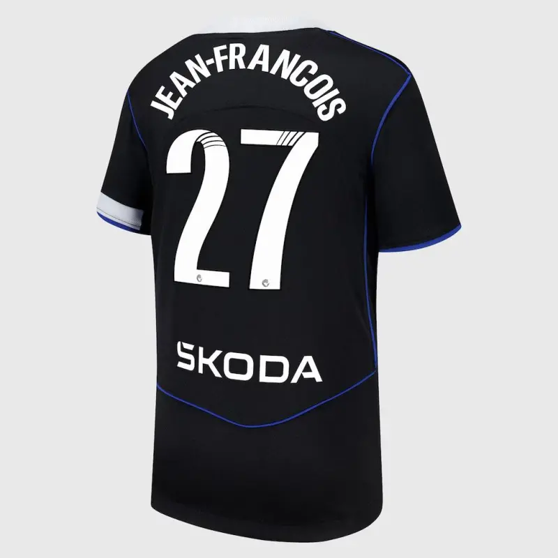 Chelsea chelsea wsl nike drittes stadiontrikot 2025-26 – jugendliche mit jean-francois 27-aufdruck Trikot - Exklusive Chelsea Fußballbekleidung Chelsea chelsea wsl nike drittes stadiontrikot 2025-26 – jugendliche mit jean-francois 27-aufdruck Trikot - Exklusive Chelsea Fußballbekleidung