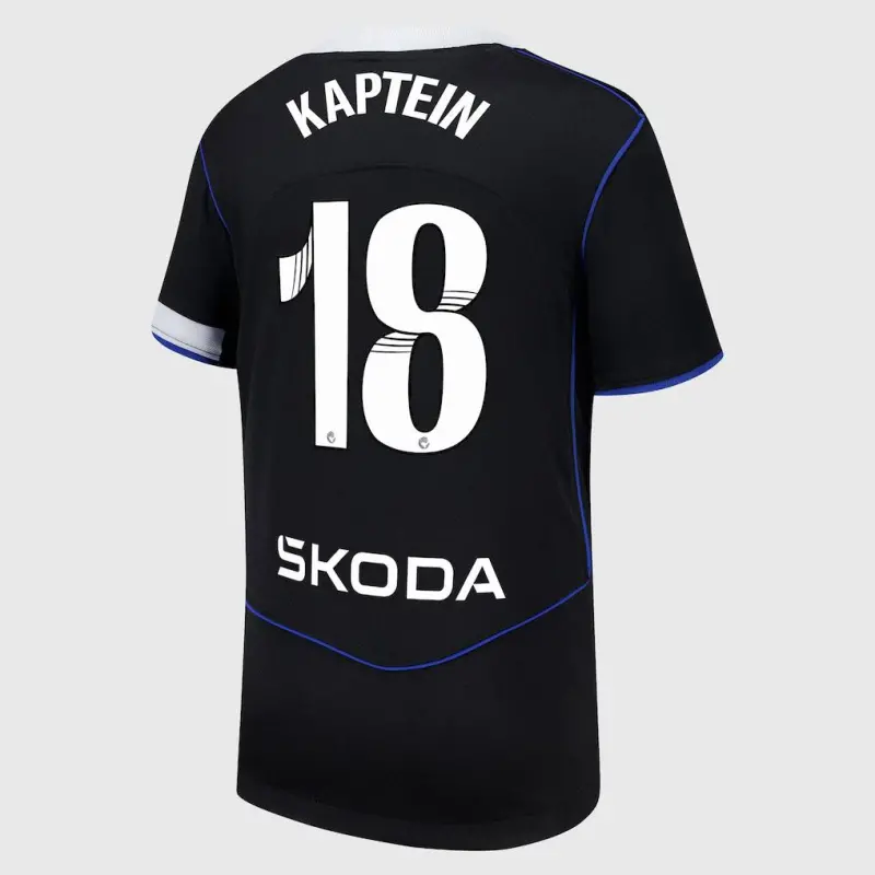 Chelsea chelsea wsl nike drittes stadiontrikot 2025-26 – jugendliche mit kaptein 18-aufdruck Trikot - Exklusive Chelsea Fußballbekleidung Chelsea chelsea wsl nike drittes stadiontrikot 2025-26 – jugendliche mit kaptein 18-aufdruck Trikot - Exklusive Chelsea Fußballbekleidung