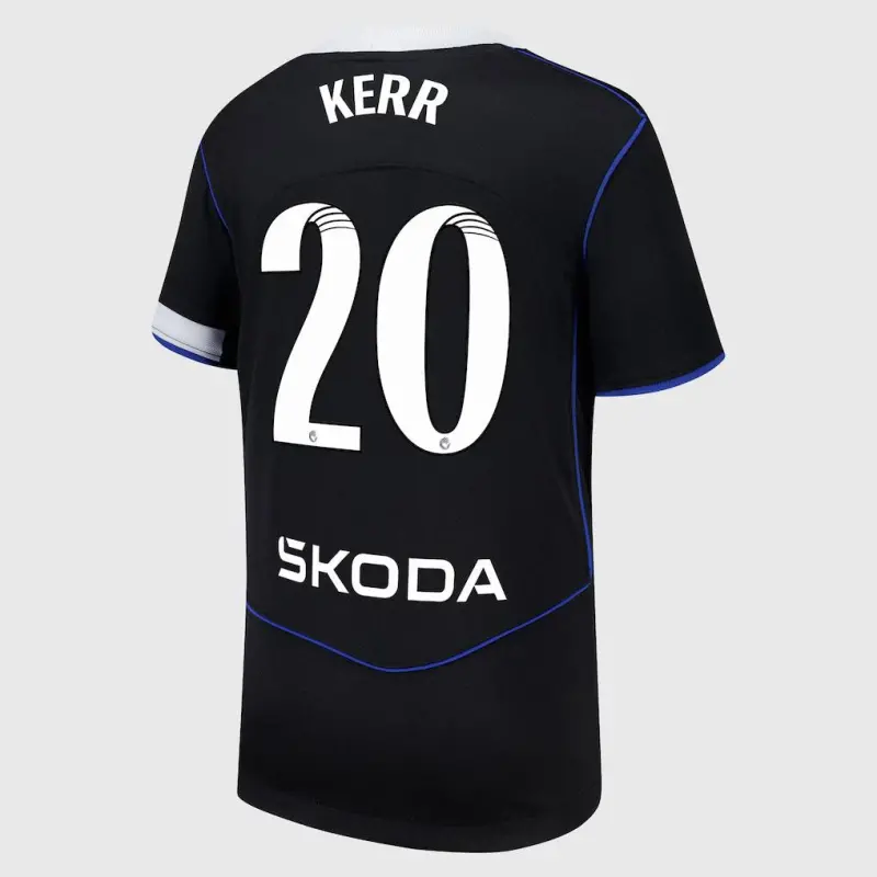 Chelsea chelsea wsl nike drittes stadiontrikot 2025-26 – jugendliche mit kerr 20-aufdruck Trikot - Exklusive Chelsea Fußballbekleidung Chelsea chelsea wsl nike drittes stadiontrikot 2025-26 – jugendliche mit kerr 20-aufdruck Trikot - Exklusive Chelsea Fußballbekleidung