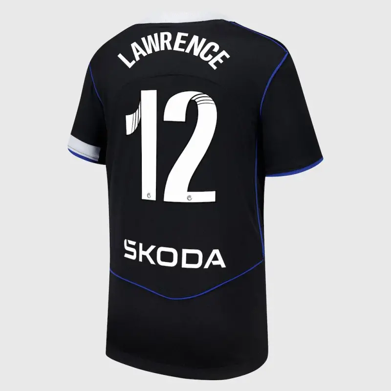 Chelsea chelsea wsl nike drittes stadiontrikot 2025-26 – jugendliche mit lawrence 12-aufdruck Trikot - Exklusive Chelsea Fußballbekleidung Chelsea chelsea wsl nike drittes stadiontrikot 2025-26 – jugendliche mit lawrence 12-aufdruck Trikot - Exklusive Chelsea Fußballbekleidung