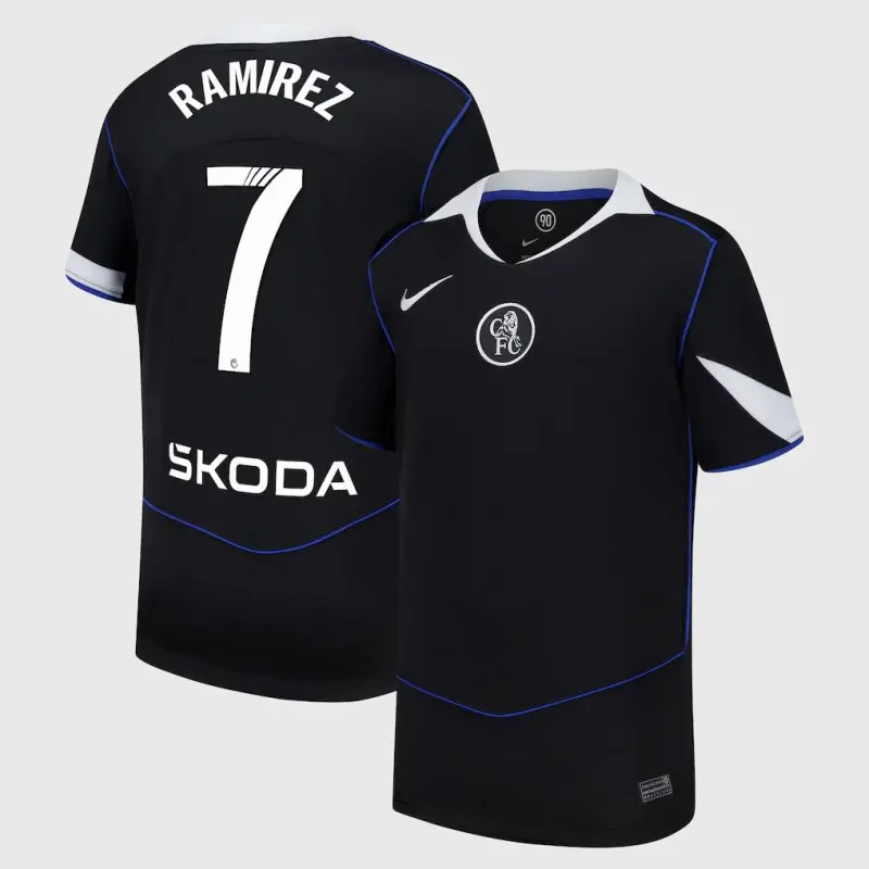 Chelsea chelsea wsl nike drittes stadiontrikot 2025-26 – jugendliche mit ramírez 7-aufdruck Trikot - Exklusive Chelsea Fußballbekleidung