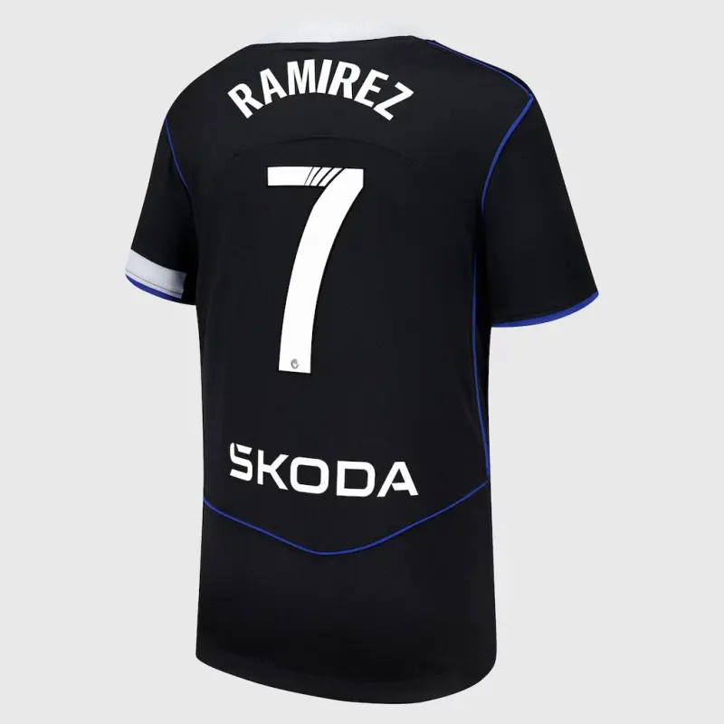Chelsea chelsea wsl nike drittes stadiontrikot 2025-26 – jugendliche mit ramírez 7-aufdruck Trikot - Exklusive Chelsea Fußballbekleidung Chelsea chelsea wsl nike drittes stadiontrikot 2025-26 – jugendliche mit ramírez 7-aufdruck Trikot - Exklusive Chelsea Fußballbekleidung