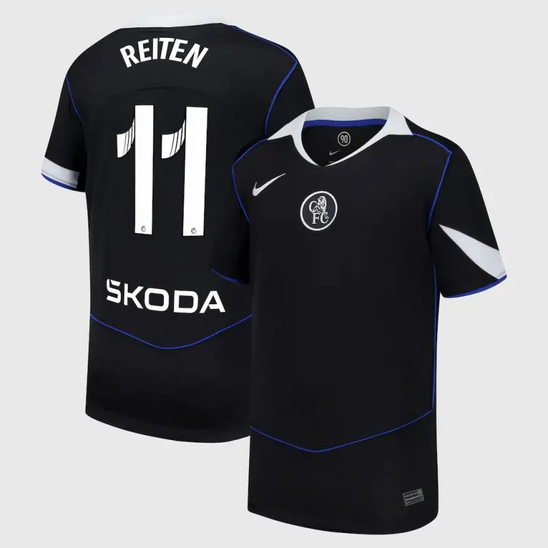 Chelsea chelsea wsl nike drittes stadiontrikot 2025-26 – jugendliche mit reiten 11-aufdruck Trikot - Exklusive Chelsea Fußballbekleidung