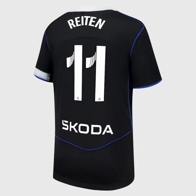 Chelsea chelsea wsl nike drittes stadiontrikot 2025-26 – jugendliche mit reiten 11-aufdruck Trikot - Exklusive Chelsea Fußballbekleidung Chelsea chelsea wsl nike drittes stadiontrikot 2025-26 – jugendliche mit reiten 11-aufdruck Trikot - Exklusive Chelsea Fußballbekleidung