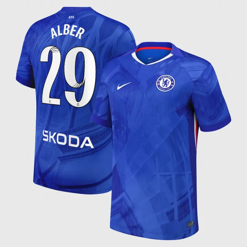 Chelsea chelsea wsl nike heimstadiontrikot 2025-26 mit alber 29-aufdruck Trikot - Exklusive Chelsea Fußballbekleidung
