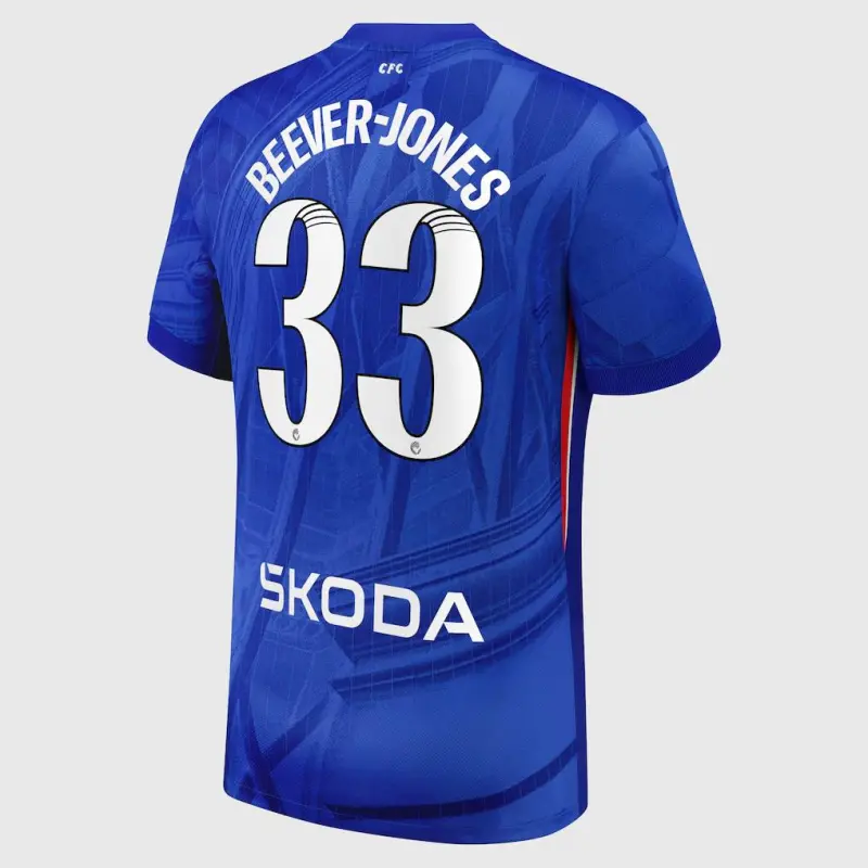Chelsea chelsea wsl nike heimstadiontrikot 2025-26 mit beever-jones 33-aufdruck Trikot - Exklusive Chelsea Fußballbekleidung Chelsea chelsea wsl nike heimstadiontrikot 2025-26 mit beever-jones 33-aufdruck Trikot - Exklusive Chelsea Fußballbekleidung