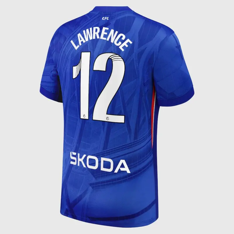 Chelsea chelsea wsl nike heimstadiontrikot 2025-26 mit lawrence 12-aufdruck Trikot - Exklusive Chelsea Fußballbekleidung Chelsea chelsea wsl nike heimstadiontrikot 2025-26 mit lawrence 12-aufdruck Trikot - Exklusive Chelsea Fußballbekleidung