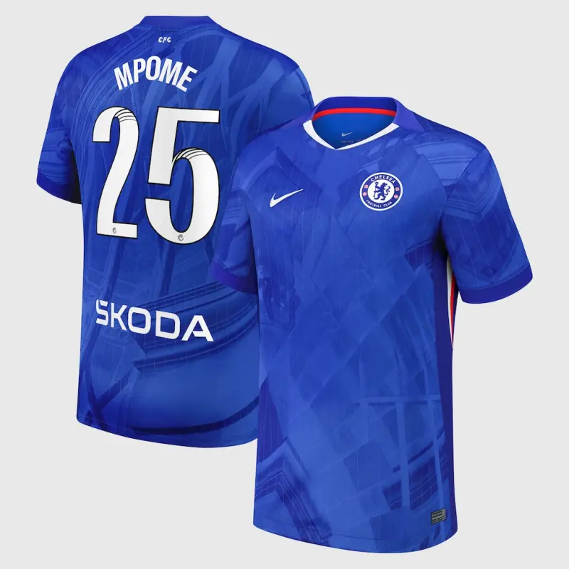 Chelsea chelsea wsl nike heimstadiontrikot 2025-26 mit mpome 25-aufdruck Trikot - Exklusive Chelsea Fußballbekleidung