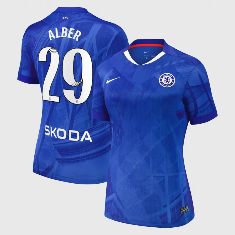 Chelsea chelsea wsl nike heimstadiontrikot 2025-26 – damen mit alber 29-aufdruck Trikot - Exklusive Chelsea Fußballbekleidung