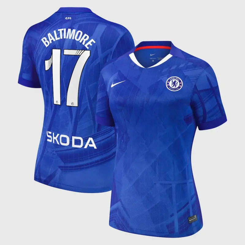 Chelsea chelsea wsl nike heimstadiontrikot 2025-26 – damen mit baltimore 17-aufdruck Trikot - Exklusive Chelsea Fußballbekleidung